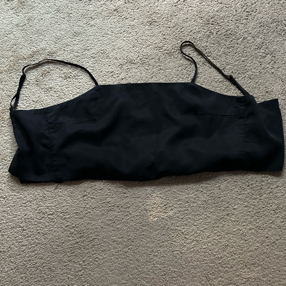 Brandy Melville cropped tie back top